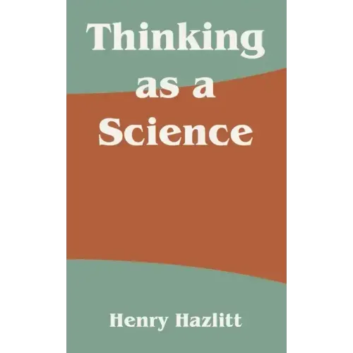 Thinking as a Science
