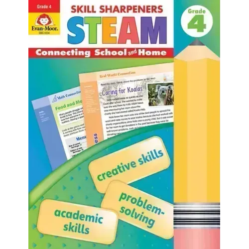 Skill Sharpeners: Steam, Grade 4 Workbook