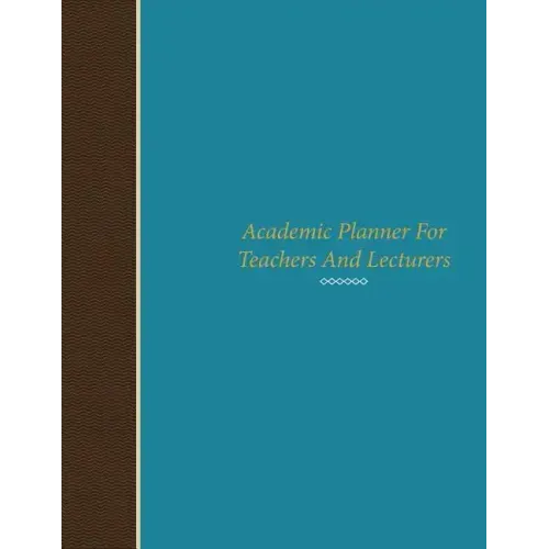 Academic Planner for Teachers and Lecturers
