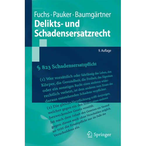 Delikts- Und Schadensersatzrecht