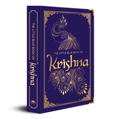 The Little Blue Book on Krishna: (Deluxe Silk Hardbound)