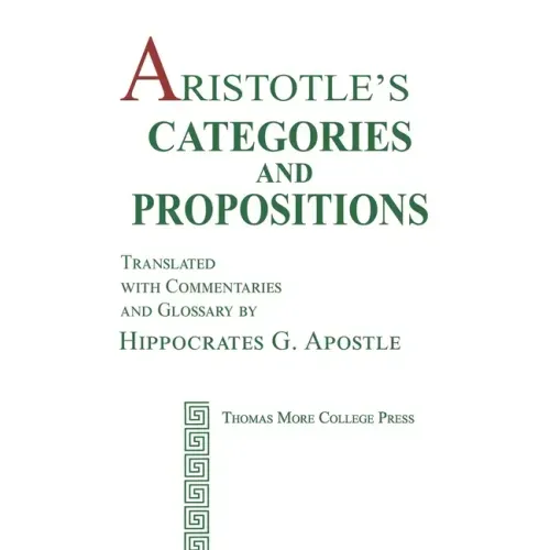 Aristotle's Categories and Propositions