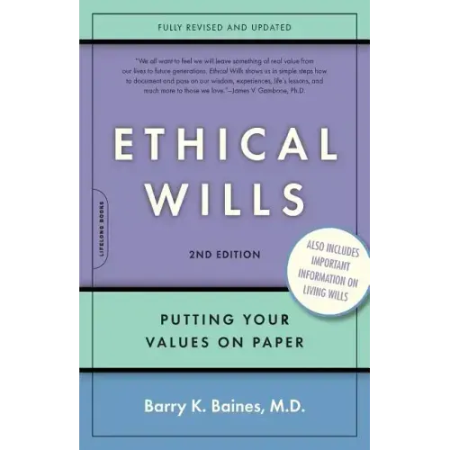 Ethical Wills: Putting Your Values on Paper