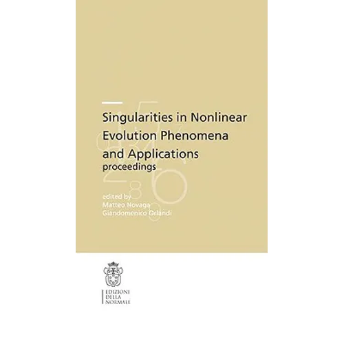 Singularities in Nonlinear Evolution Phenomena and Applications: Proceedings