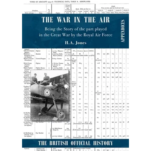 War in the Air. Being the Story of the part played in the Great War by the Royal Air Force: Appendices
