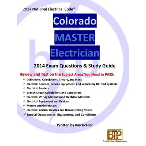 Colorado 2014 Master Electrician Study Guide