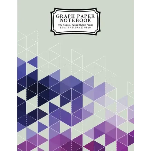 Graph Paper Notebook: Purple Grid Boxes Grid Paper Composition Notebook, Graphing Paper, Quad Ruled