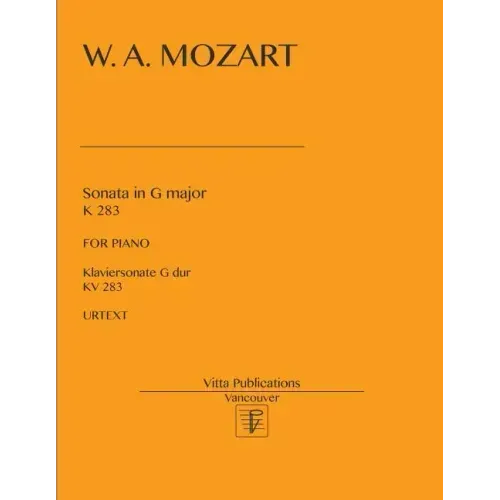 Sonata in G Major, KV 283