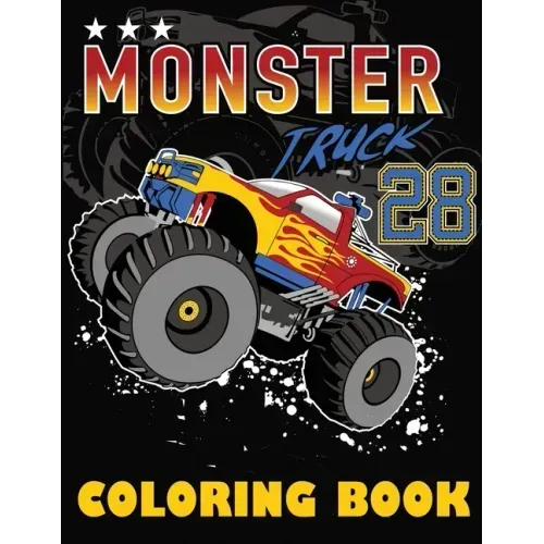 Monster Truck Coloring Book