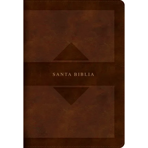 Rvr 1960 Biblia Letra Grande Tamaño Manual Edición Tierra Santa, Café Símil Piel Mass Market