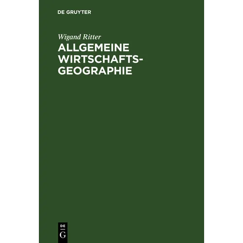 Allgemeine Wirtschaftsgeographie