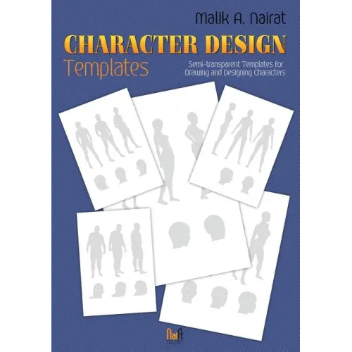 Character Design Templates: Semi-transparent templates for drawing and designing characters