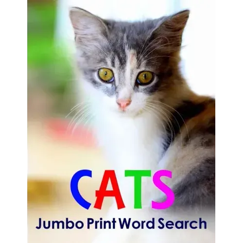 Cats Jumbo Print Word Search