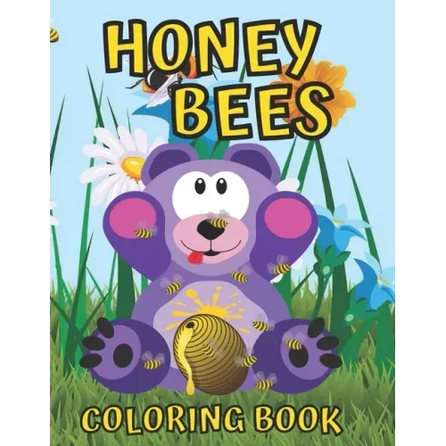 Honey Bee Coloring Book: For kids, Great Gift for Boys & Girls, 8.5 x 11 Inches (21.59 x 27.94 cm)