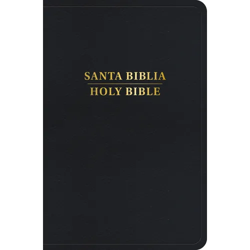 Rvr 1960/KJV Biblia Bilingüe Tamaño Personal, Negro Imitación Piel Con Índice (Edición 2024)