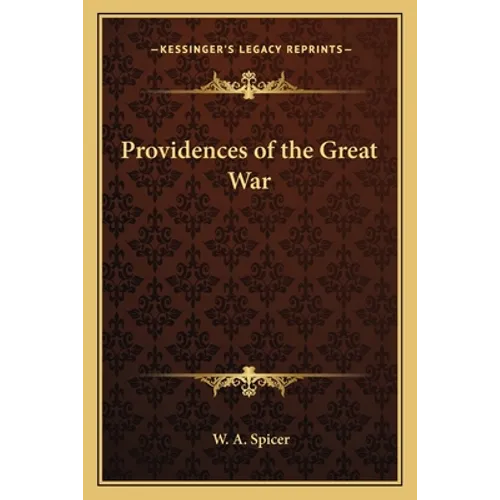 Providences of the Great War