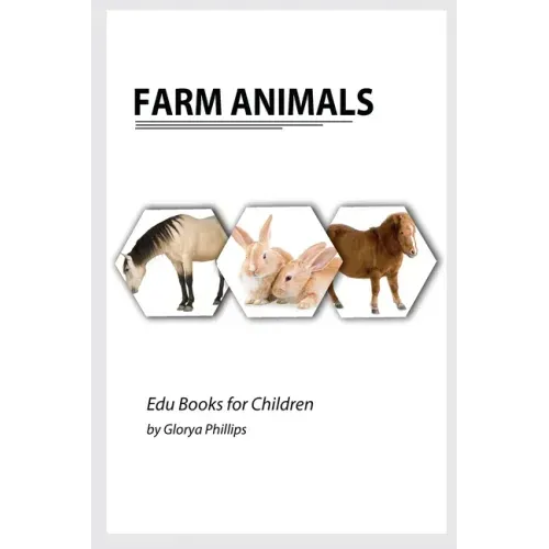Farm Animals: Montessori real Farm Animals book, bits of intelligence for baby and toddler, children's book, learning resources