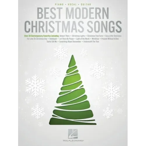 Best Modern Christmas Songs - Over 20 Contemporary Favorites Arranged for Piano/Vocal/Guitar