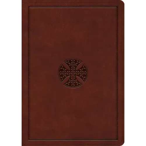 ESV Journaling Bible, Interleaved Edition (Trutone, Mahogany, Mosaic Cross Design)