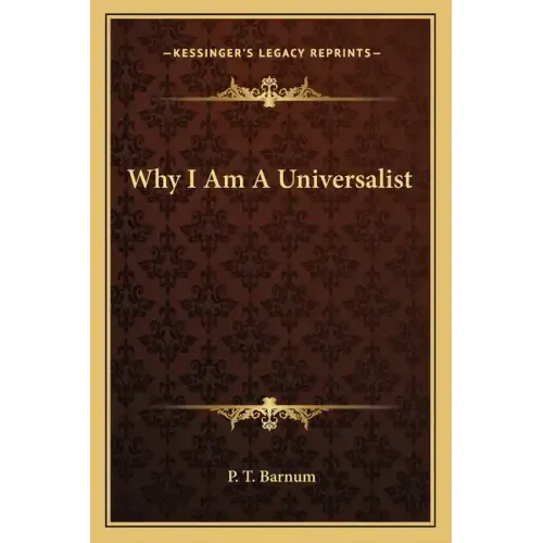 Why I Am a Universalist