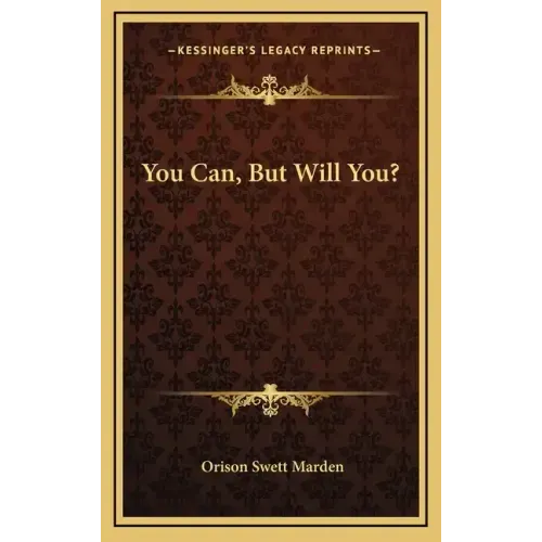 You Can, But Will You?