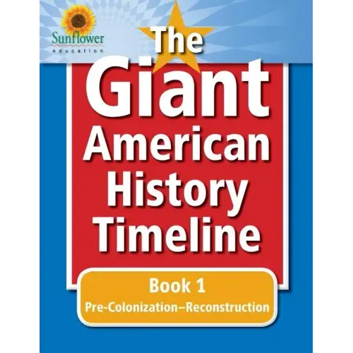 The Giant American History Timeline: Book 1: Pre-Colonization-Reconstruction