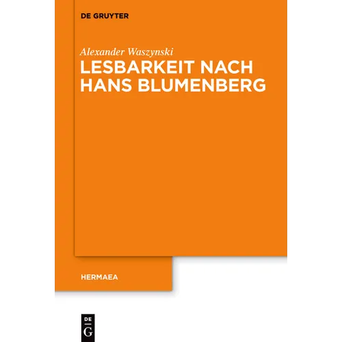 Lesbarkeit nach Hans Blumenberg