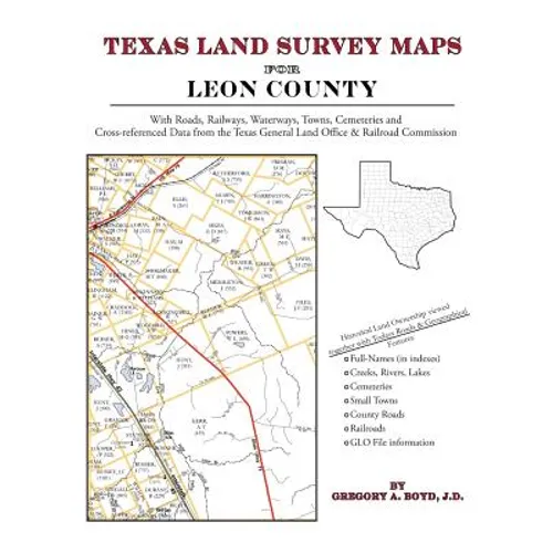 Texas Land Survey Maps for Leon County