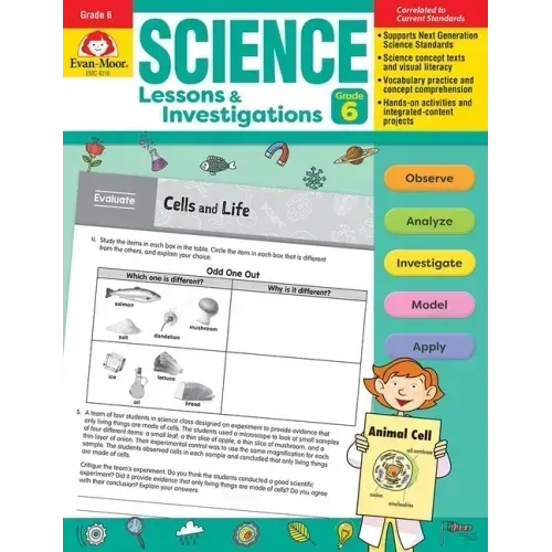Science Lessons and Investigations, Grade 6 Teacher Resource
