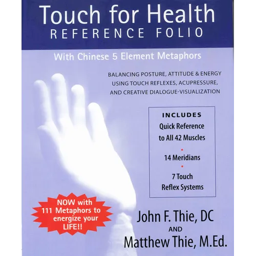Touch for Health Reference Folio: Large: Balancing Posture, Attitude & Energy Using Touch Reflexes, Acupressure, and Creative Dialogue-Visualization