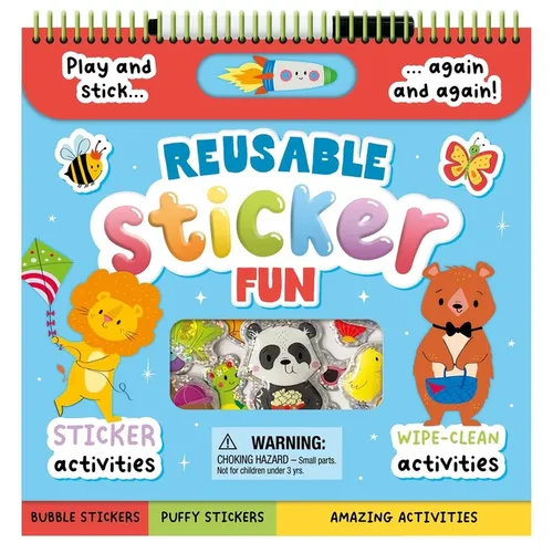 Reusable Sticker Fun: With Wipe-Clean and Sticker Activities
