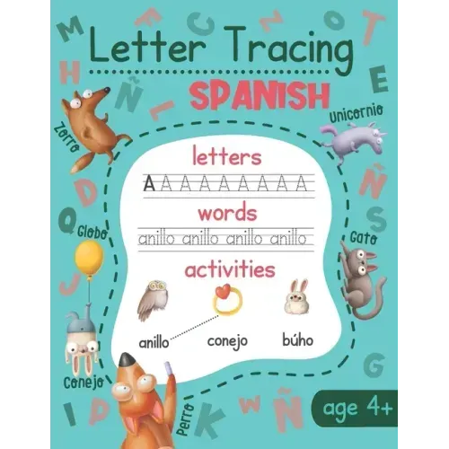 Letter Tracing: Spanish: Spanish Handwriting Practice - Spanish Language Learning for Kids