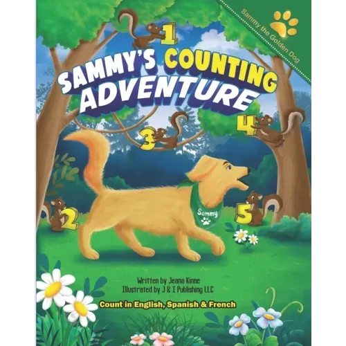 Sammy's Counting Adventure: Count 1 to 20 in English, Spanish and French