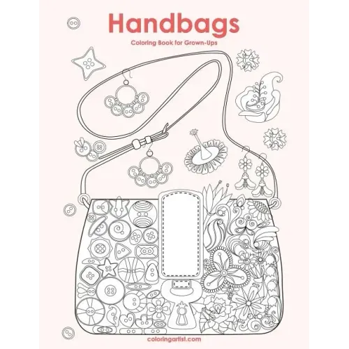 Handbags Coloring Book for Grown-Ups 1