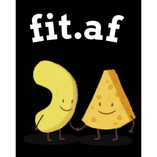 fit.af: Food Journal And Fitness Diary - Gift For Weight Loss - My Fitness Journal - Hardcover Book To Write In Diet Plans For