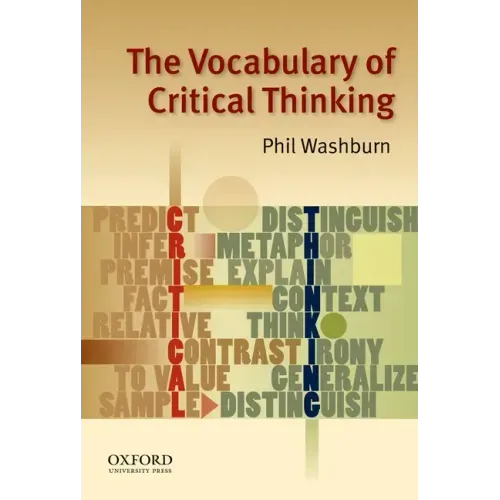 The Vocabulary of Critical Thinking