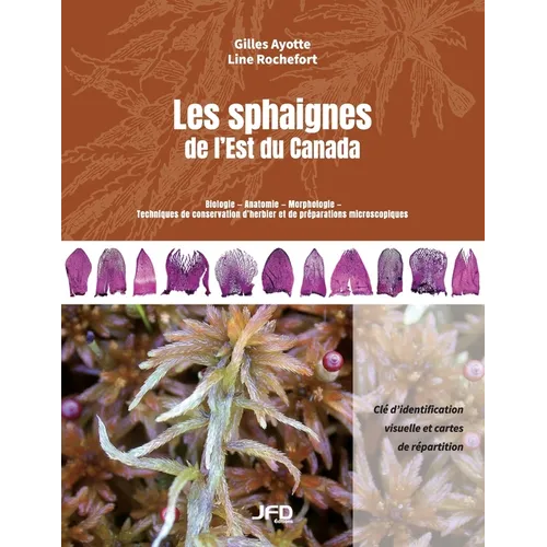 Les sphaignes de l'Est du Canada: Clé d'identification visuelle et cartes de répartition