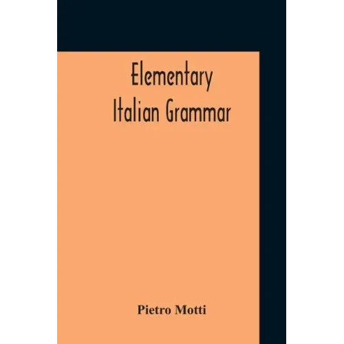 Elementary Italian Grammar