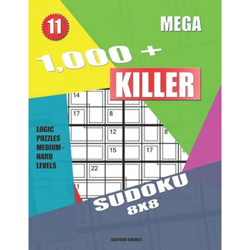 1,000 + Mega sudoku killer 8x8: Logic puzzles medium - hard levels