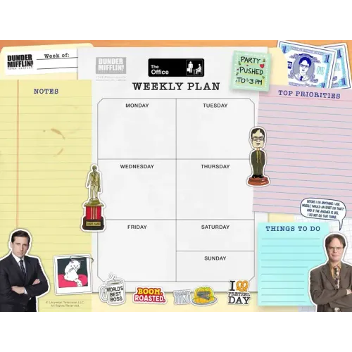 The Office: Weekly Planner Notepad