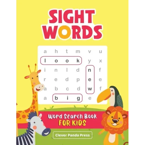 Sight Words Word Search Book for Kids: High-Frequency Words Activity Book - Dolch Sight Words Puzzles for Second and Third Graders