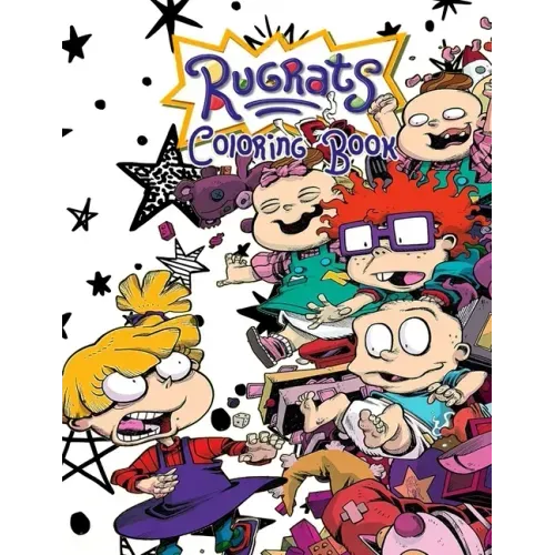 Rugrats Coloring Book: +45 Amazing Rugrats Coloring pages for Kids and Adults, +45 Wonderful Drawings - All Characters ( Original Design )