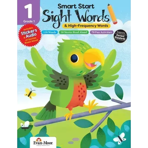 Smart Start: Sight Words & High-Frequency Words, Grade 1 Workbook