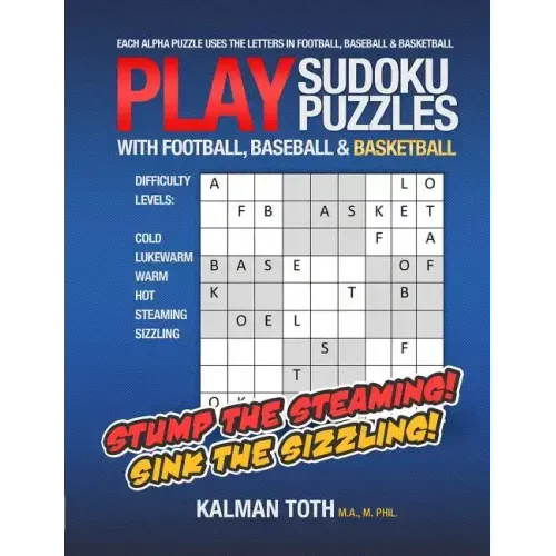 Play Sudoku Puzzles with Football, Baseball & Basketball