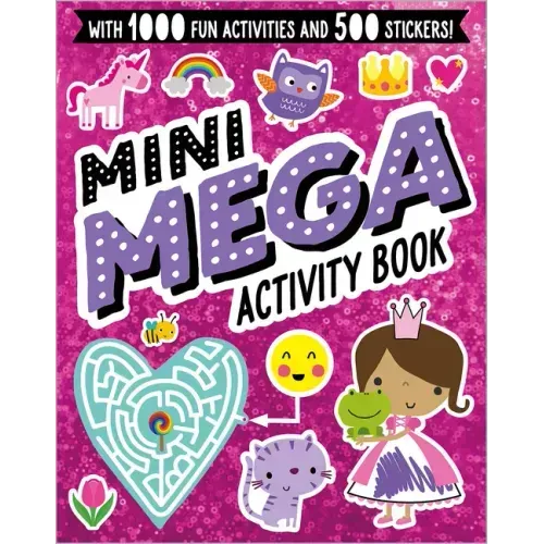 Mini Mega Activity Book (Pink)