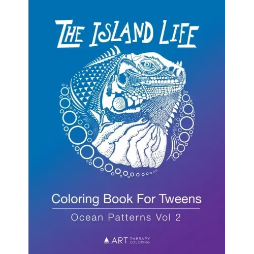 Coloring Book For Tweens: Ocean Patterns Vol 2: Colouring Book for Teenagers, Young Adults, Boys, Girls, Ages 9-12, 13-16, Cute Arts & Craft Gif