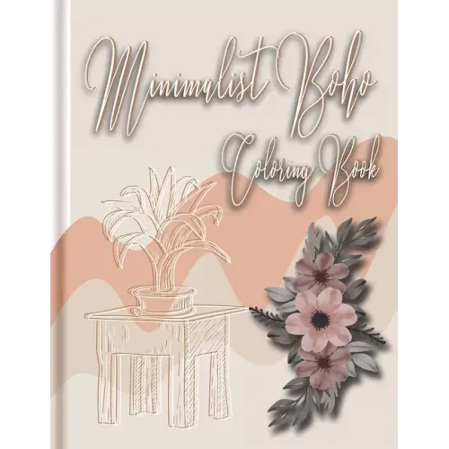 minimalist boho coloring book: minimalist coloring book, minimalist prints boho, minimalist book