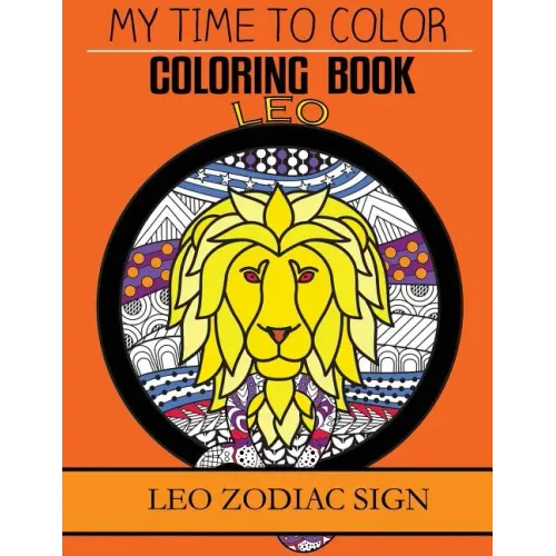 Leo Zodiac Sign - Adult Coloring Book