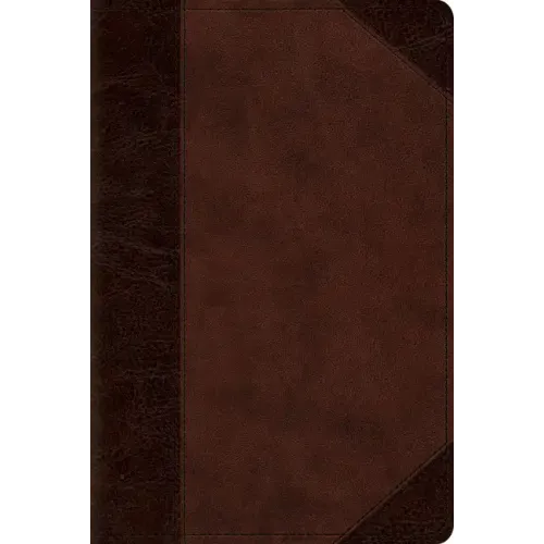 ESV Personal Reference Bible (Trutone, Brown/Walnut, Portfolio Design)