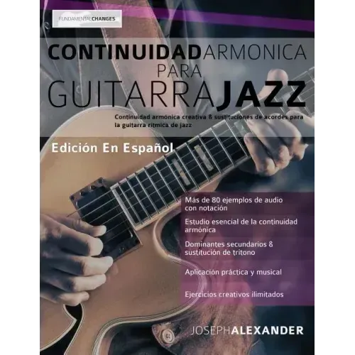 Continuidad armónica para guitarra jazz